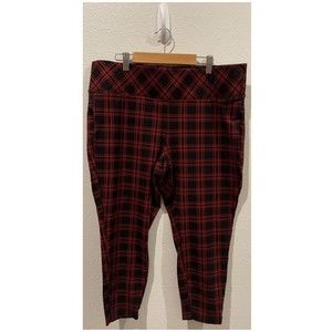 TORRID Pixie Burgundy Plaid Pants